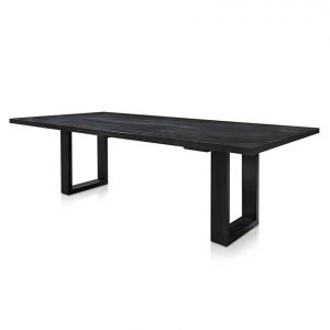 Manhattan boardroom table in American Oak painted black