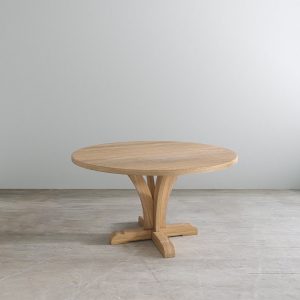 Yarrah round dining table in Victorian Ash timber