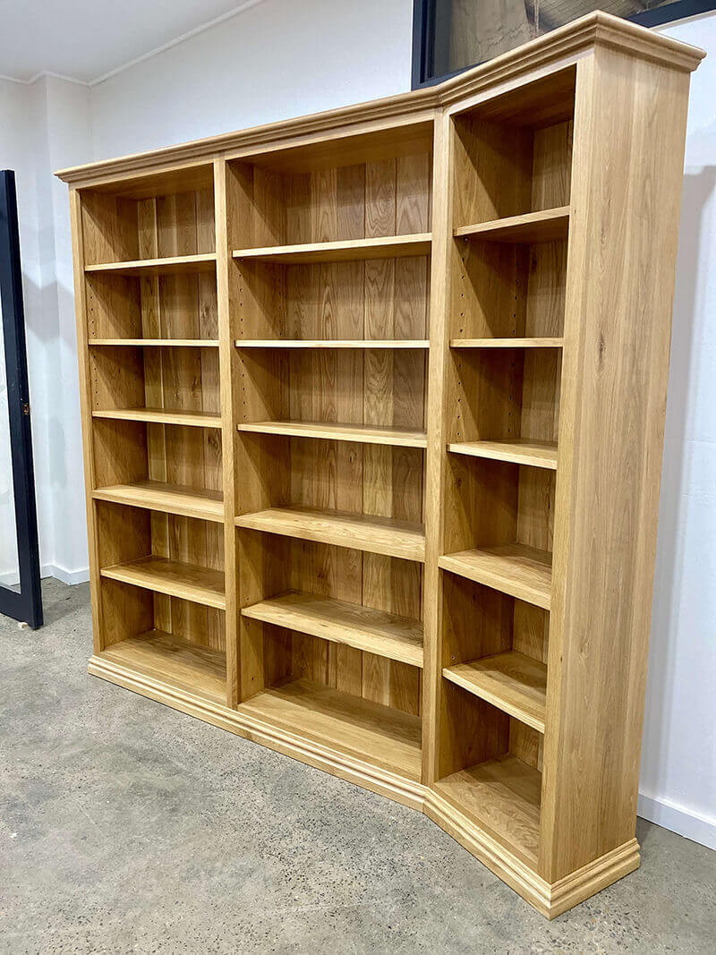 Classic bookcase in American White Oak